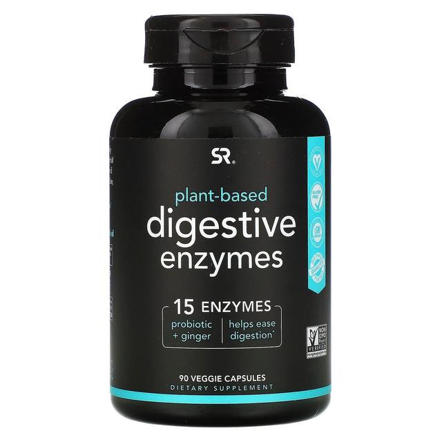 Sports Research, Digestive Enzymes, Plant-Based, 90 Veggie Capsules on Productcaster.