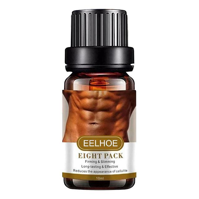 Qinfen 10ml Powerful Abdominal Muscle Essential Oil Fat Burner Firming Shaping Stronger Muscles Massage Oil For Men Women on Productcaster.