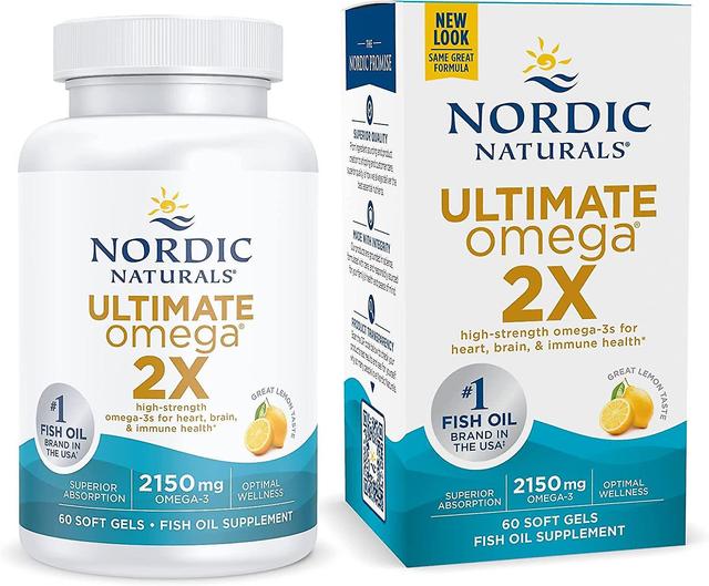 Nordic Naturals Ultimate Omega 2X 2150mg 60 Softgels (Lemon) on Productcaster.