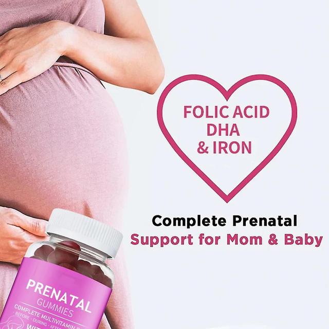 Mom's Prenatal Gummies, Various Dha, Folic Acid60 Gummies 3PCS on Productcaster.