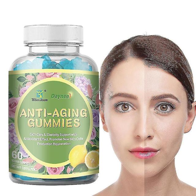 60ct Anti-aging Gummies Dietary Supplement For Skin Care, Fine Lines, Wrinkles, Skin Elasticity And Dark Spots 1PCS on Productcaster.