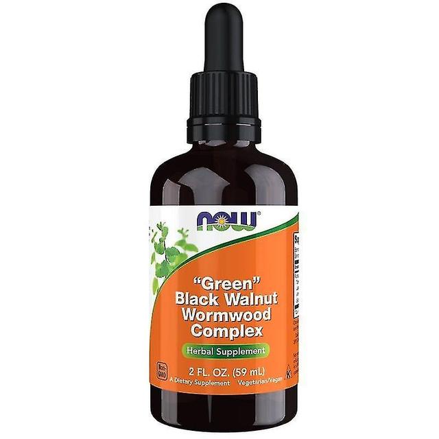 NOW Foods Green Black Walnut Wormwood Complex 59ml on Productcaster.