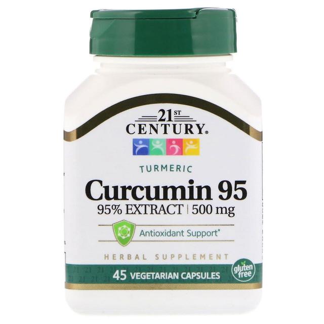 21st Century, Curcumina 95, 500 mg, 45 Capsule Vegetariane on Productcaster.