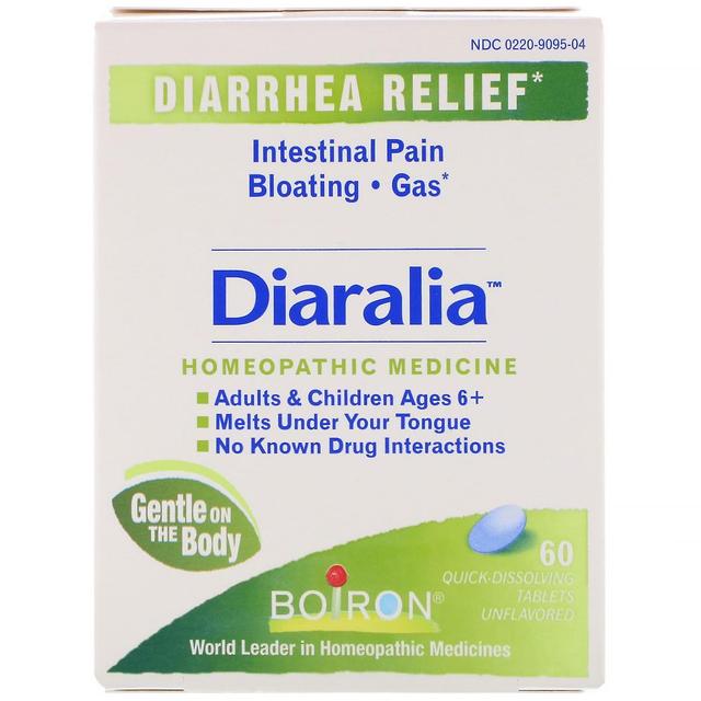 Boiron, Diaralia, Unflavored, 60 Quick-Dissolving Tablets on Productcaster.