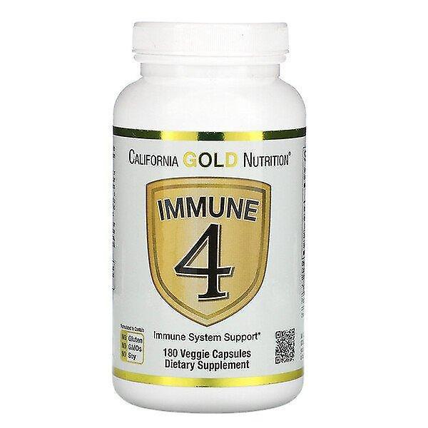 California Gold Nutrition, Immune 4, Immune System Support, 180 Veggie Capsules on Productcaster.