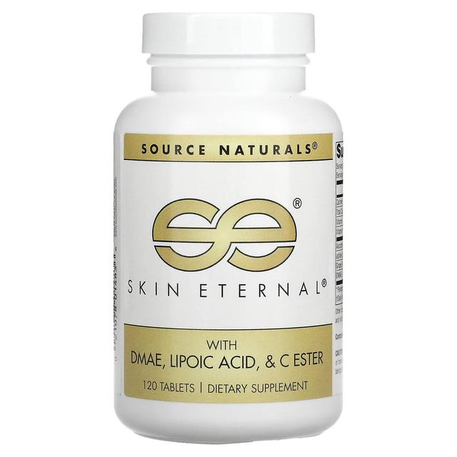 Source Naturals Källa Naturals, Skin Eternal med DMAE, Lipoic Acid och C Ester, 120 tabletter on Productcaster.