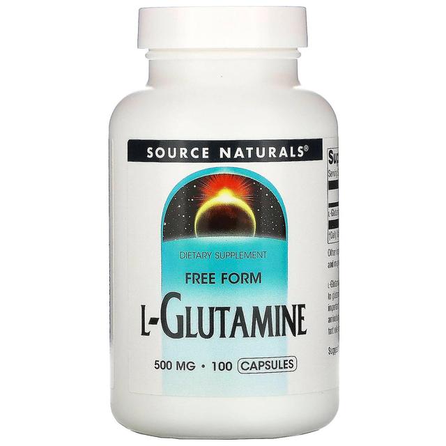 Source Naturals, L-Glutamine, 500 mg, 100 Capsules on Productcaster.