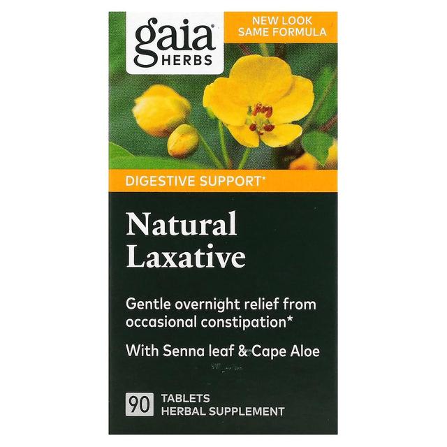 Gaia Herbs, Natural Laxative, 90 Tablets on Productcaster.