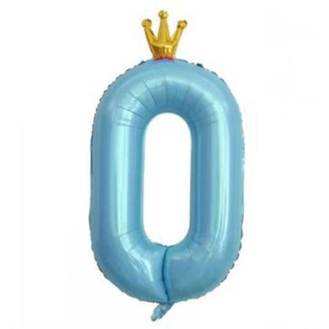 40 Inch Crown Balloons Self-sealing Decorative Balloons Birthday Party Balloons Num10 on Productcaster.