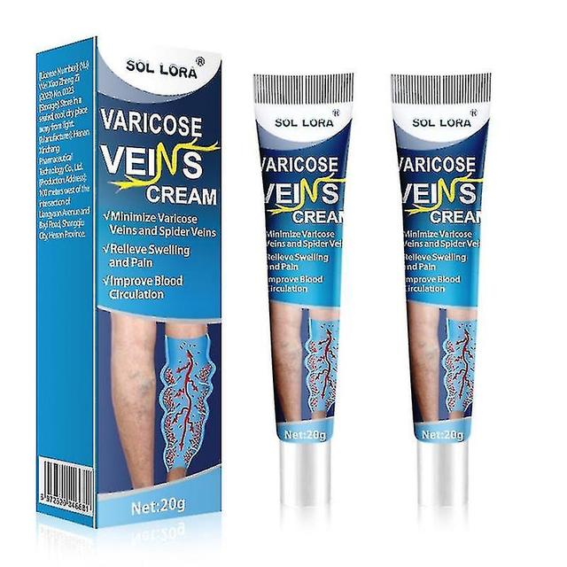 2pcs massaggio venoso crema varicosa allevia gamba protrusione vascolare, vene varicose, lombrico gamba riparazione strumento on Productcaster.