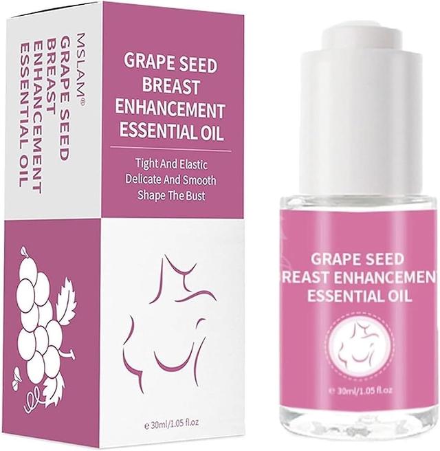 Breast Shaping Essential Oil, 30ml Grape Seed Enhancement Breast Plumping Massage Oil, Strengthens Skin Elasticity& Firmness 1 pcs on Productcaster.