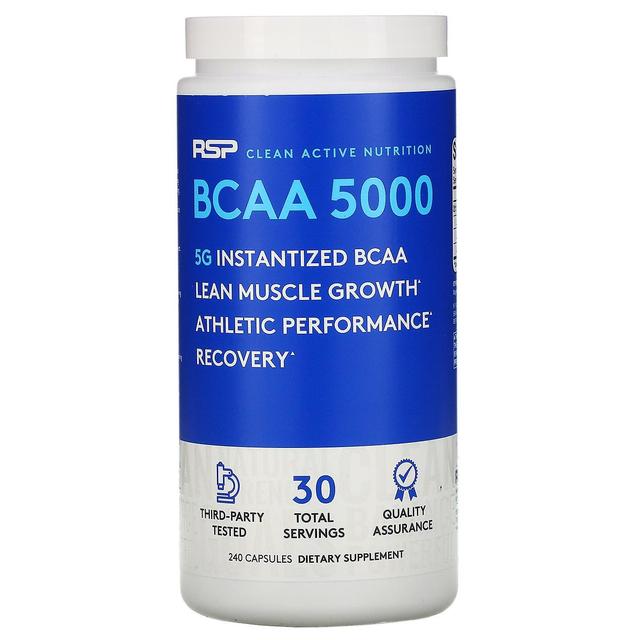 RSP Nutrition, BCAA 5000, 240 Capsules on Productcaster.