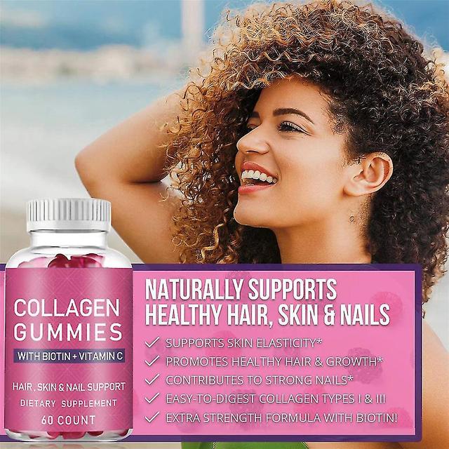 2pcs Biotin Supplement Collagen Gummies on Productcaster.