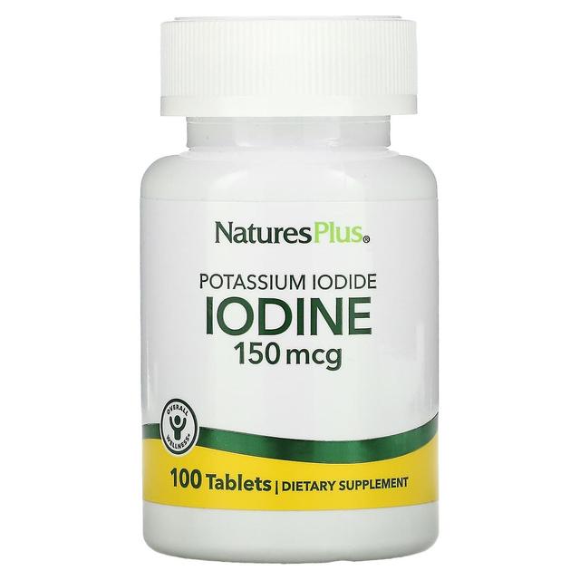 Nature's Plus NaturesPlus, Iodio, Ioduro di potassio, 150 mcg, 100 Compresse on Productcaster.