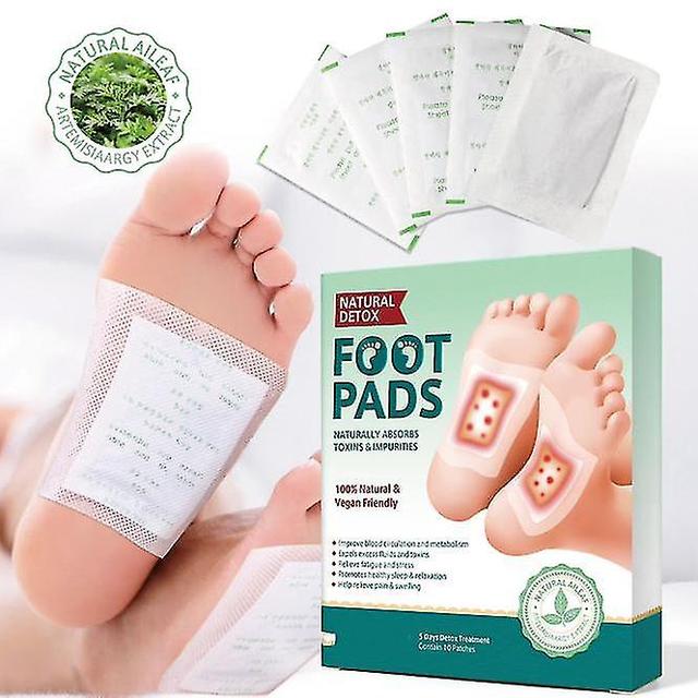 Jiekesen 10 Pieces Foot Detox Patch, Detox Foot Patches, With Natural Herbs, Foot Patches Relieve Body Stress, Improve Sleep Quality Enhance Blood ... on Productcaster.