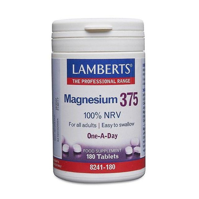 Lamberts Magnesium 375 Tablets 180 (8241-180) on Productcaster.