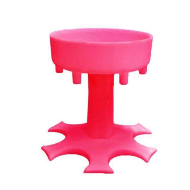 Effectieve shot dispenser controleerbaar plastic voorkomt morsen 6 koppen Shot Pourer Bar Supplies Roze on Productcaster.