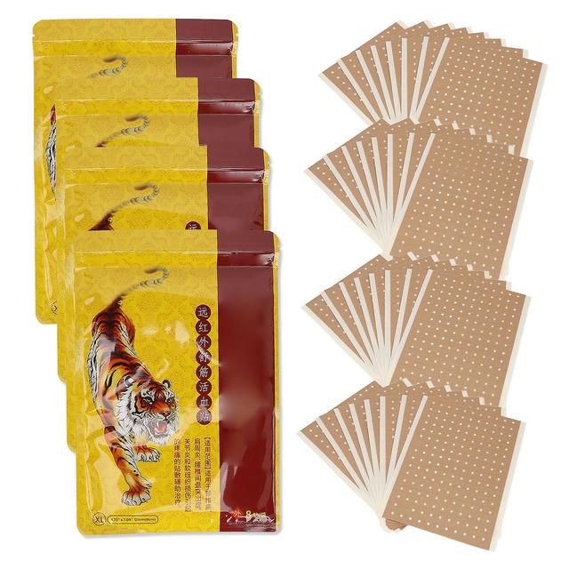 Xbedy 32 Sheet Red Tiger Relieving Patch Improved Mobility Reduce Soreness Herbal Extract Shoulder Relieving Patch for Neck Back CNO.107079 on Productcaster.