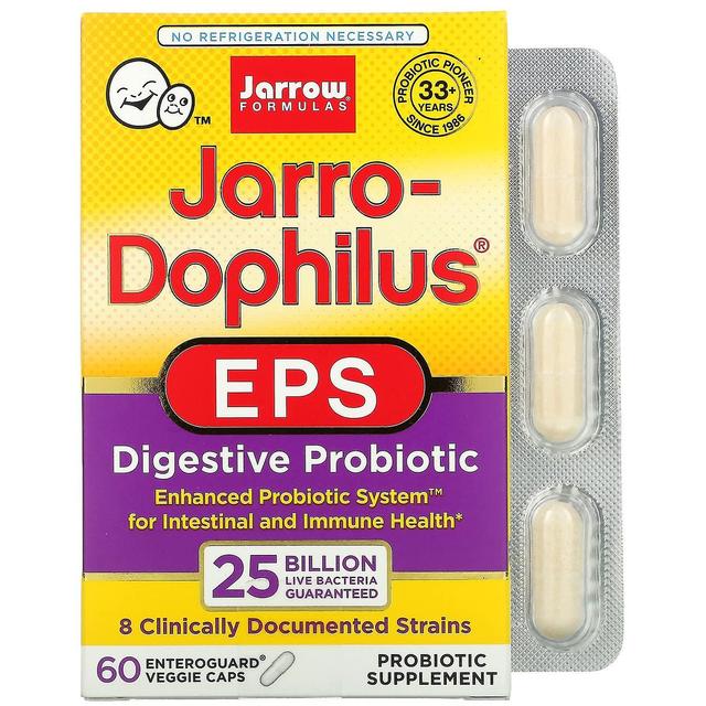 Jarrow Formulas, Jarro-Dophilus EPS, 25 Billion, 60 Enteroguard Veggie Caps on Productcaster.