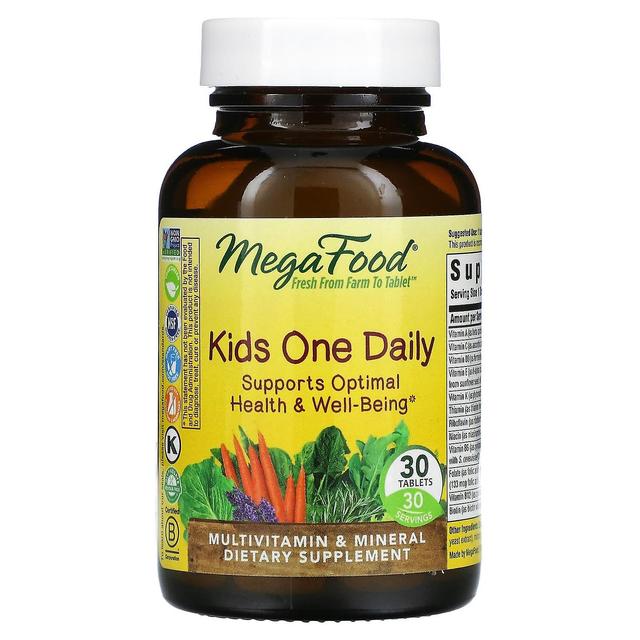 MegaFood, Kids One Daily, 30 Tablets on Productcaster.