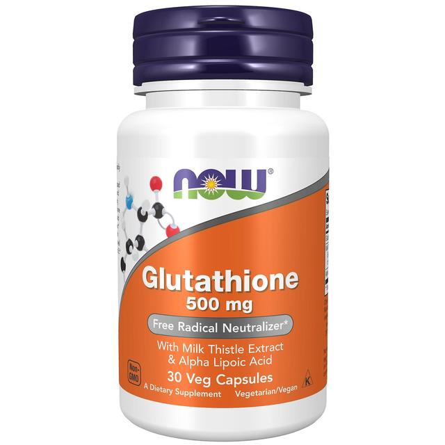 NOW Foods Glutatione 500 mg 30 Veg Capsule on Productcaster.