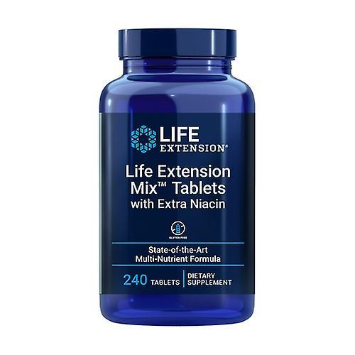 Life Extension Multivitamin mix in tablets with extra niacin 240 tablets on Productcaster.