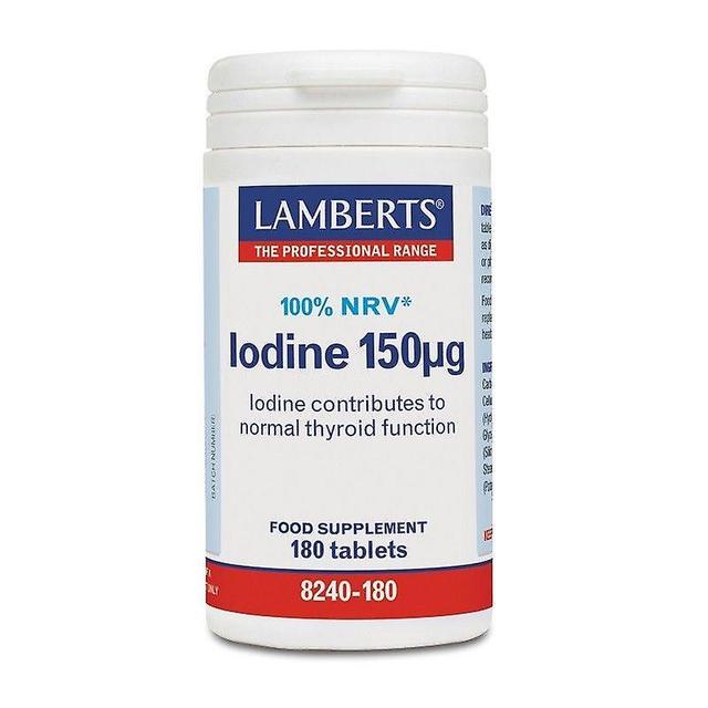 Lamberts Iodine 150ug Tablets 180 (8240-180) on Productcaster.