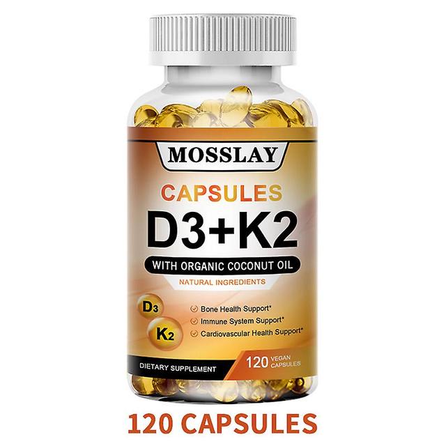 Vorallme Vitamin K2 And D3 Supplements, Immunity Boosting Plant Extracts10/30/60/120 Capsules on Productcaster.