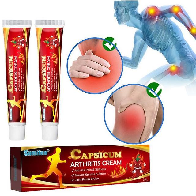 Hot Pepper Arthritis Plaster Pain Relief Plaster Back Neck Shoulder Chinese Herbal Medical Joint Cream 2pcs on Productcaster.