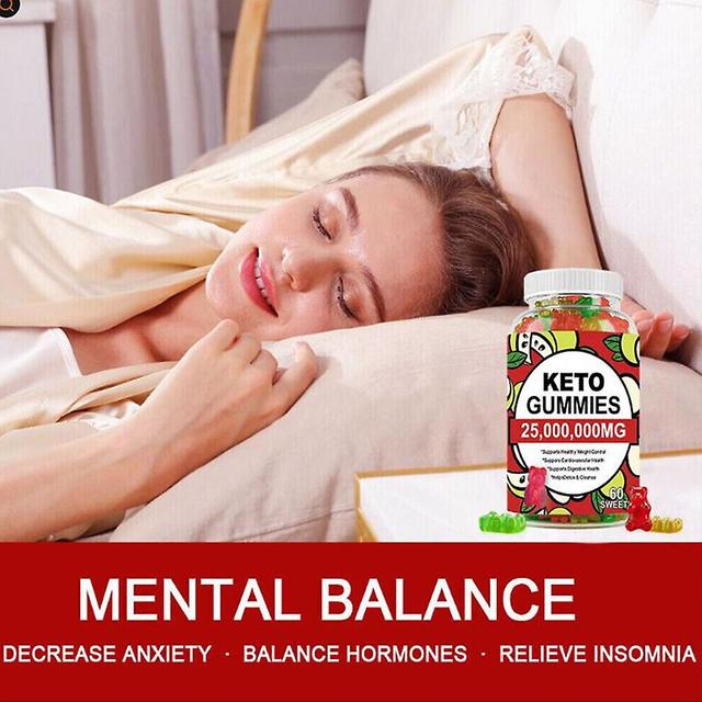 Ketone Slimming Gummies Apple Cider Vinegar Keto Bear Reduce Anxiety & Stress on Productcaster.