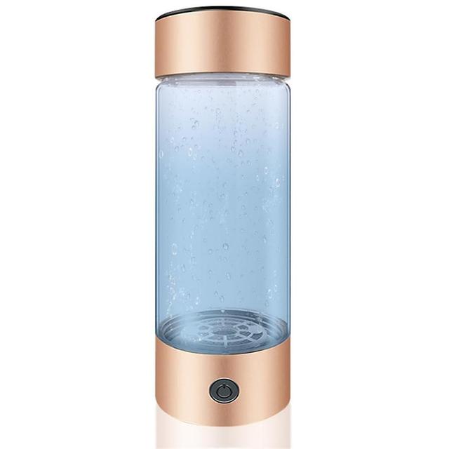 Bottiglia d'acqua all'idrogeno, 420 ml 1400 ppb PEM SPE Technology Macchina portatile per ionizzatore d'acqua a idrogeno Es Oro on Productcaster.