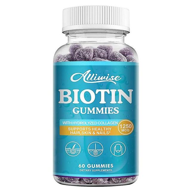 Biotin with Hydrolyzed Collagen Gummies for Hair Nails and Skin Joint and Gut Support Anti Aging Blueberry FlavorTIB TIB . 10pcs on Productcaster.