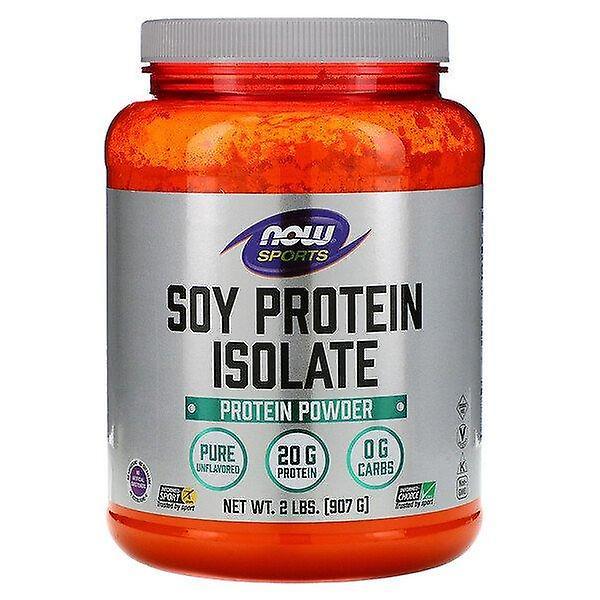 NOW Foods Ora Alimenti, Sport, Soia Proteina Isola, Naturale Non aromattà, 2 libbre (907 g) on Productcaster.