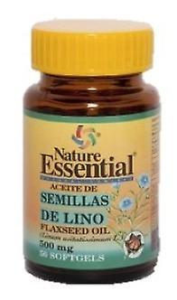 Nature Essential Prírodný esenciálny ľanový olej 500 mg, 50 perál on Productcaster.