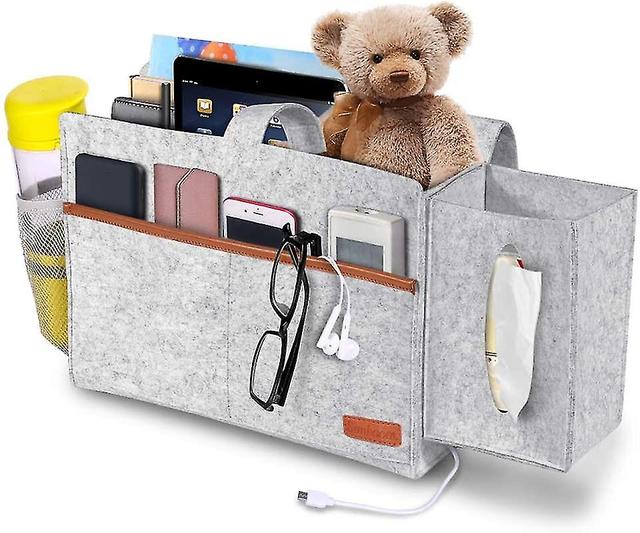 Bedside Bag, Bed Izer, Pockets Hanging Stora Izer For Tablet, , Tissue, Bottles, S - Excg I In Stora on Productcaster.