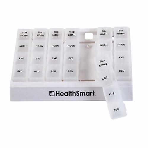 Mabis Healthcare Pill Organizer HealthSmart Large 7 Day 4 Dose, Count of 1 (Pack of 1) on Productcaster.