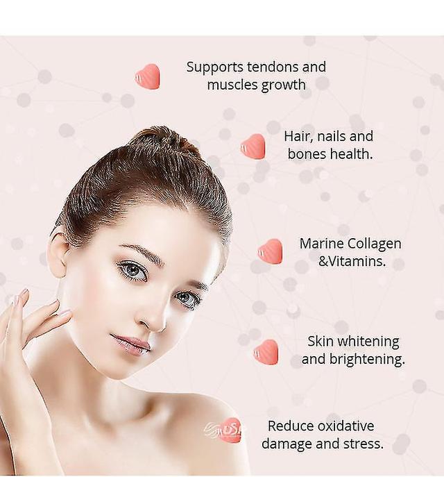 Glutathione Capsules Collagen Antioxidant L-glutathione Gummies Skin Whitening. Comes With 1 Set Of 7-day Refill Box 3PCS on Productcaster.