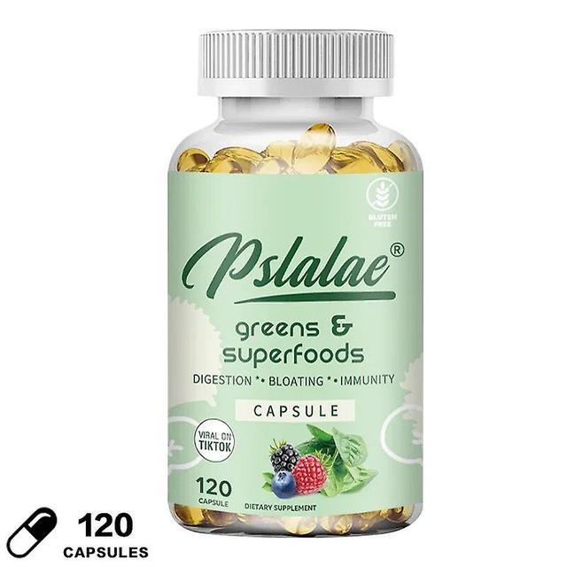 Eccpp Chlorella Spirulina Powder Capsules - Supports Immune Health, Digestive And Bloating Health 120 Capsules on Productcaster.