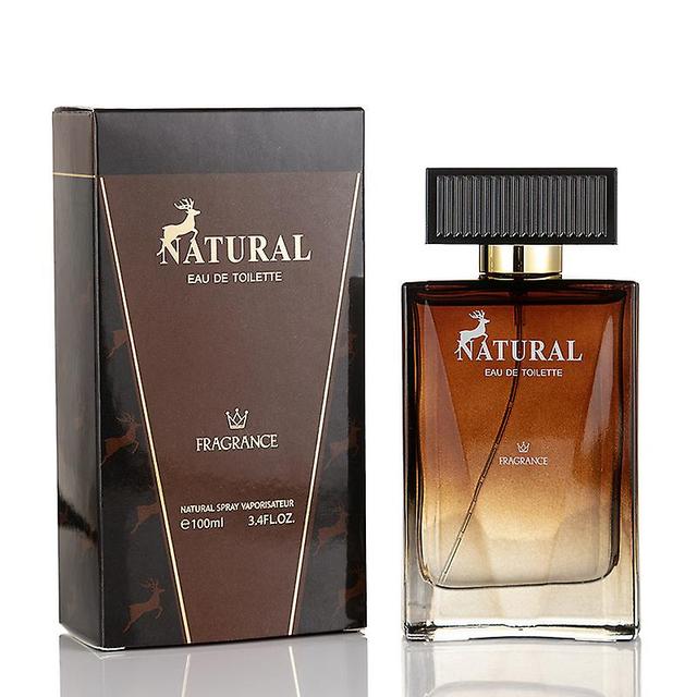 Jinbadi eau de toilette naturelle pour homme eau de toilette bois de santal boisé frais 100ml bleu brun on Productcaster.