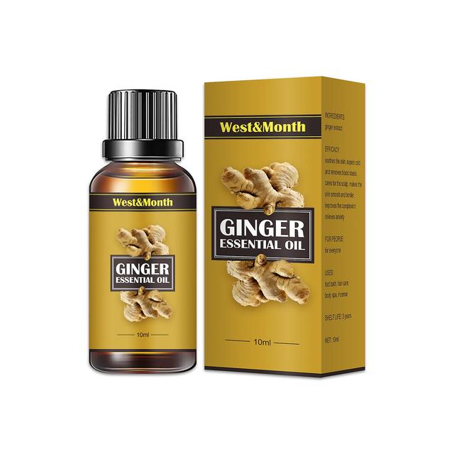 KINCJON Lymph Detoxification Ginger Oil,belly Drainage Ginger Oil 10ml 1 pcs on Productcaster.