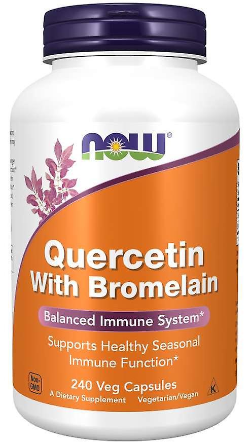 Now Foods Quercetin with Bromelain 240 Capsules 733739030665 on Productcaster.