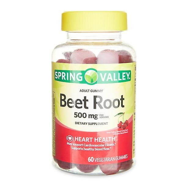 Spring valley 500mg barbabietola radice vegetariana supplemento gommoso, 60 conteggio on Productcaster.