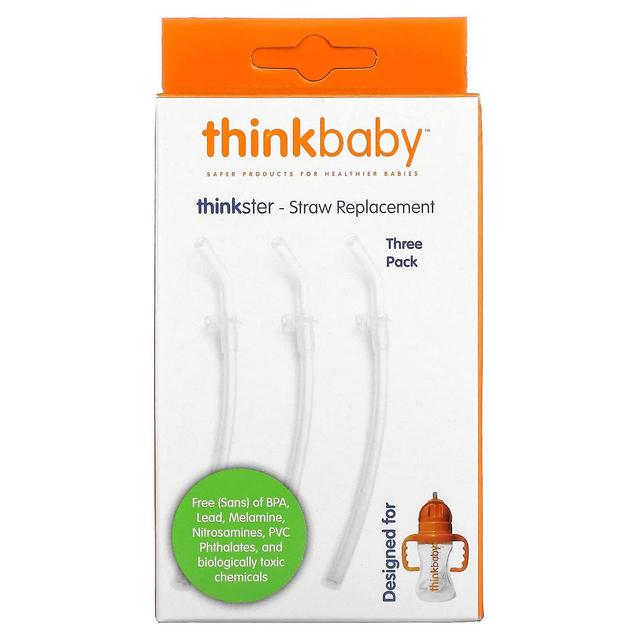 Think! Think, Thinkbaby, Thinkster - Straw Replacement, 3 Pack on Productcaster.