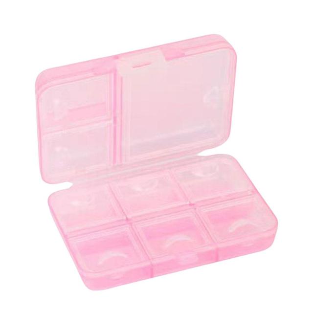 Case Supplements Separation Organizer Dustproof Pink on Productcaster.