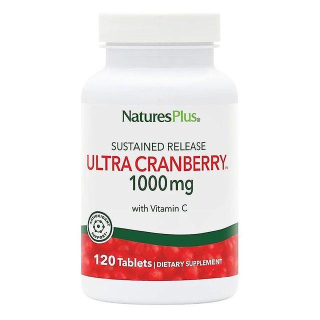 Nature's Plus Naturens Plus Vedvarende Frigivelse Ultra Tranebær 1000mg Tabs 120 (3953) on Productcaster.