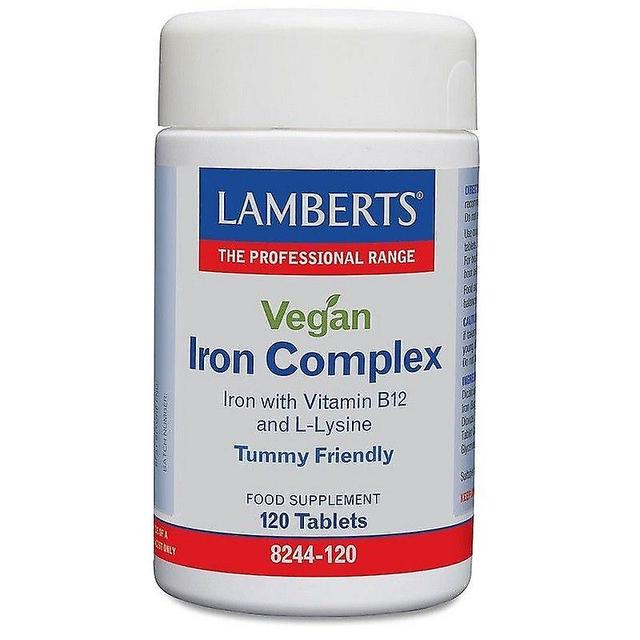 Lamberts Vegan Iron Complex Tablets 120 (8244-120) on Productcaster.