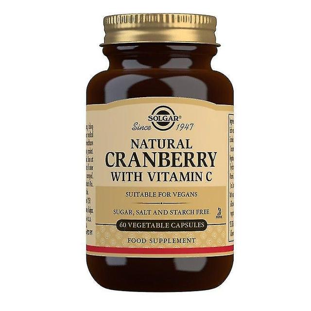 Solgar Natuurlijke Cranberry met Vitamine C Vegicaps 60 (12556067) LONG on Productcaster.