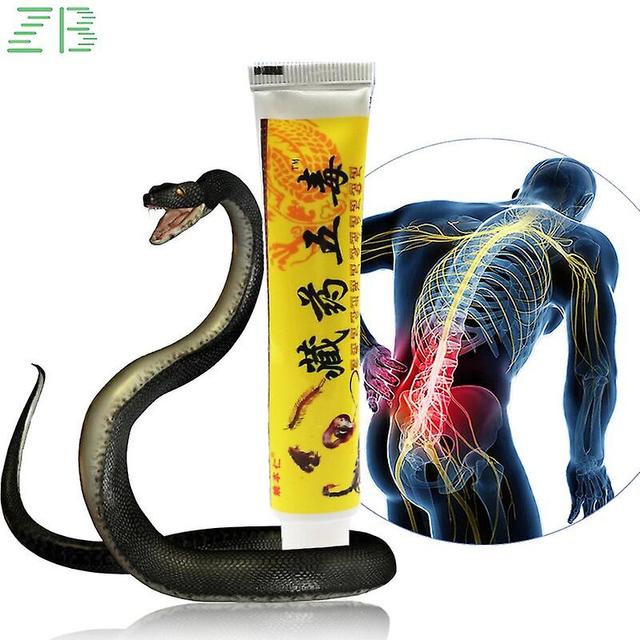 Coscelia 20 g de crema médica china para las articulaciones Aceite de serpiente Ungüento analgésico para la artritis Crema para aliviar el dolor de... on Productcaster.