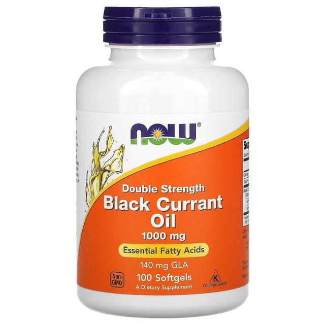 NOW Foods, Black Currant Oil, 1,000 mg, 100 Softgels on Productcaster.