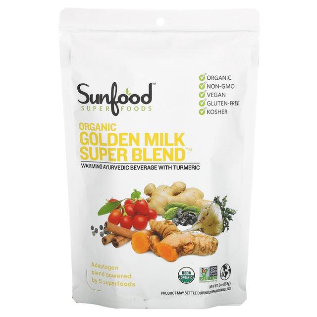 Sunfood, Leche Dorada Orgánica Super Blend Powder, 6 oz (168 g) on Productcaster.